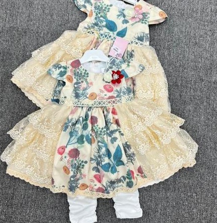 Miniature Robe et ensemble pour bébé fille