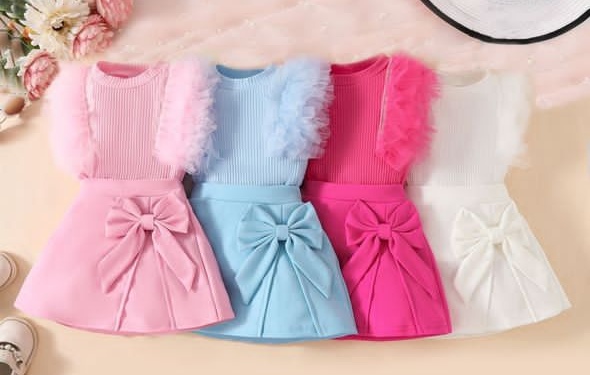 Miniature Robe et ensemble pour bébé fille